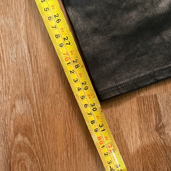 AG Adriano Goldschmied Black Leather Look Skinny Jeans - Picture 10 of 11